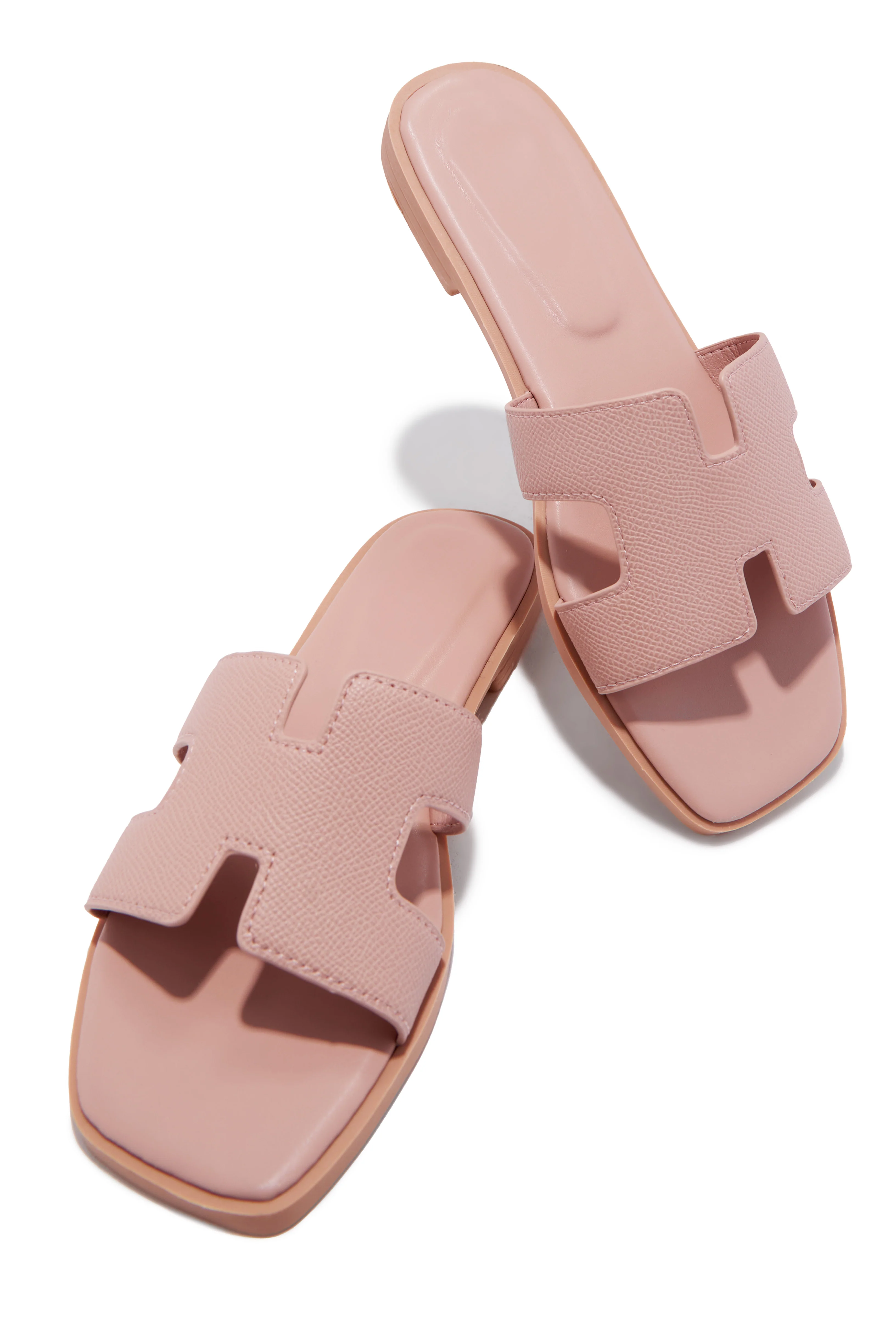 Elara Slip On Sandals - Blush - Image 4
