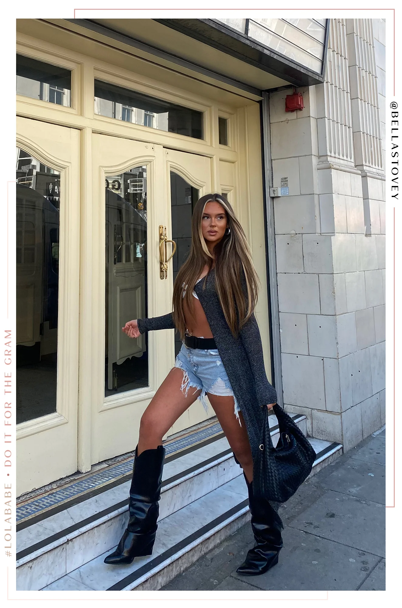 Idara Lurex Knit Maxi Top - Black - Image 6