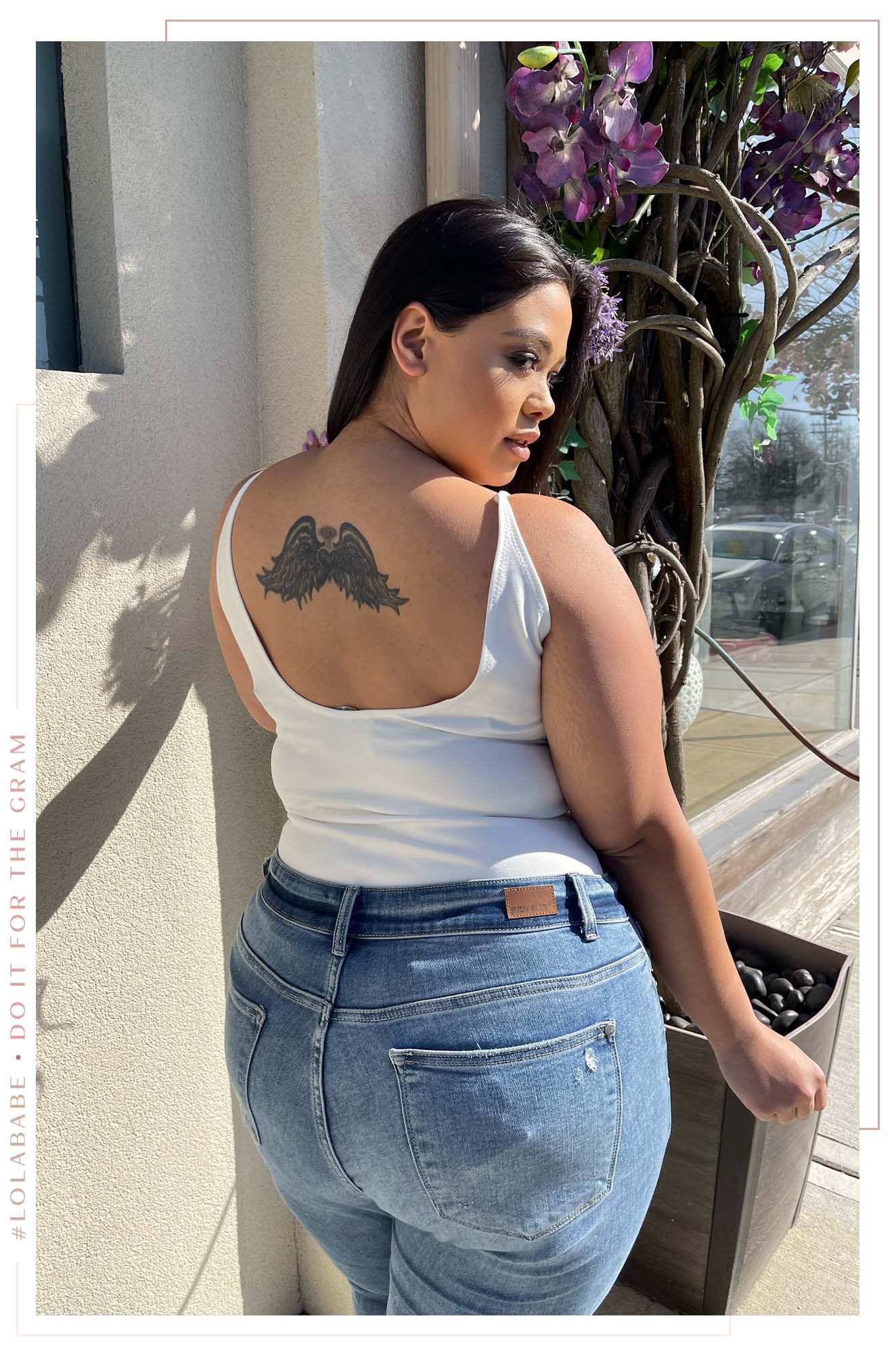 Jaila Sleeveless Bodysuit - White - Image 3