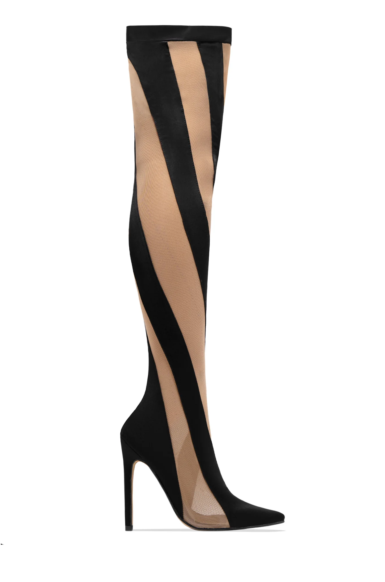 Jenner Over The Knee Heel Boots - Yellow - Image 7