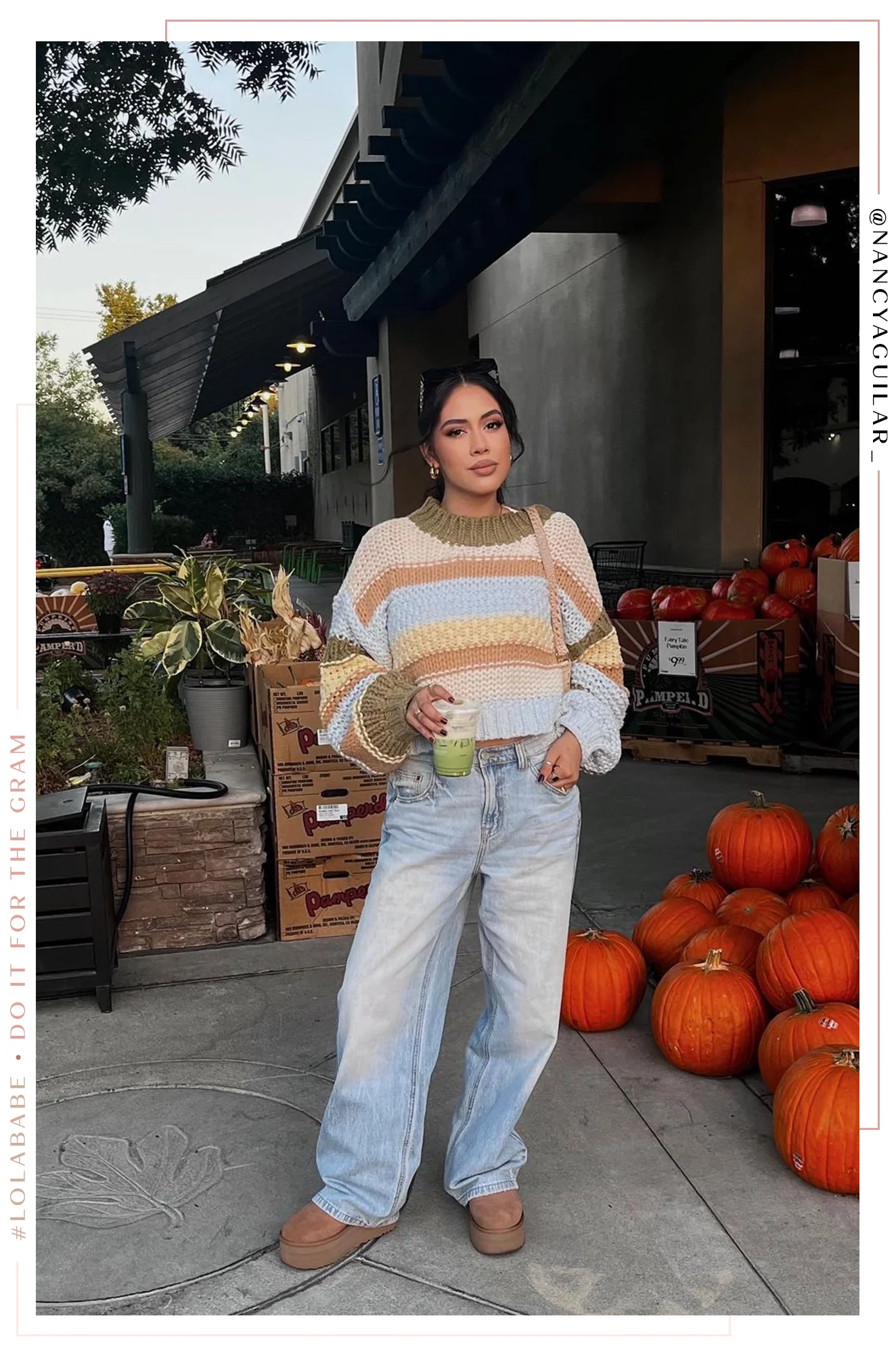 Katie High Waist Wide Leg Pant - Denim - Image 9