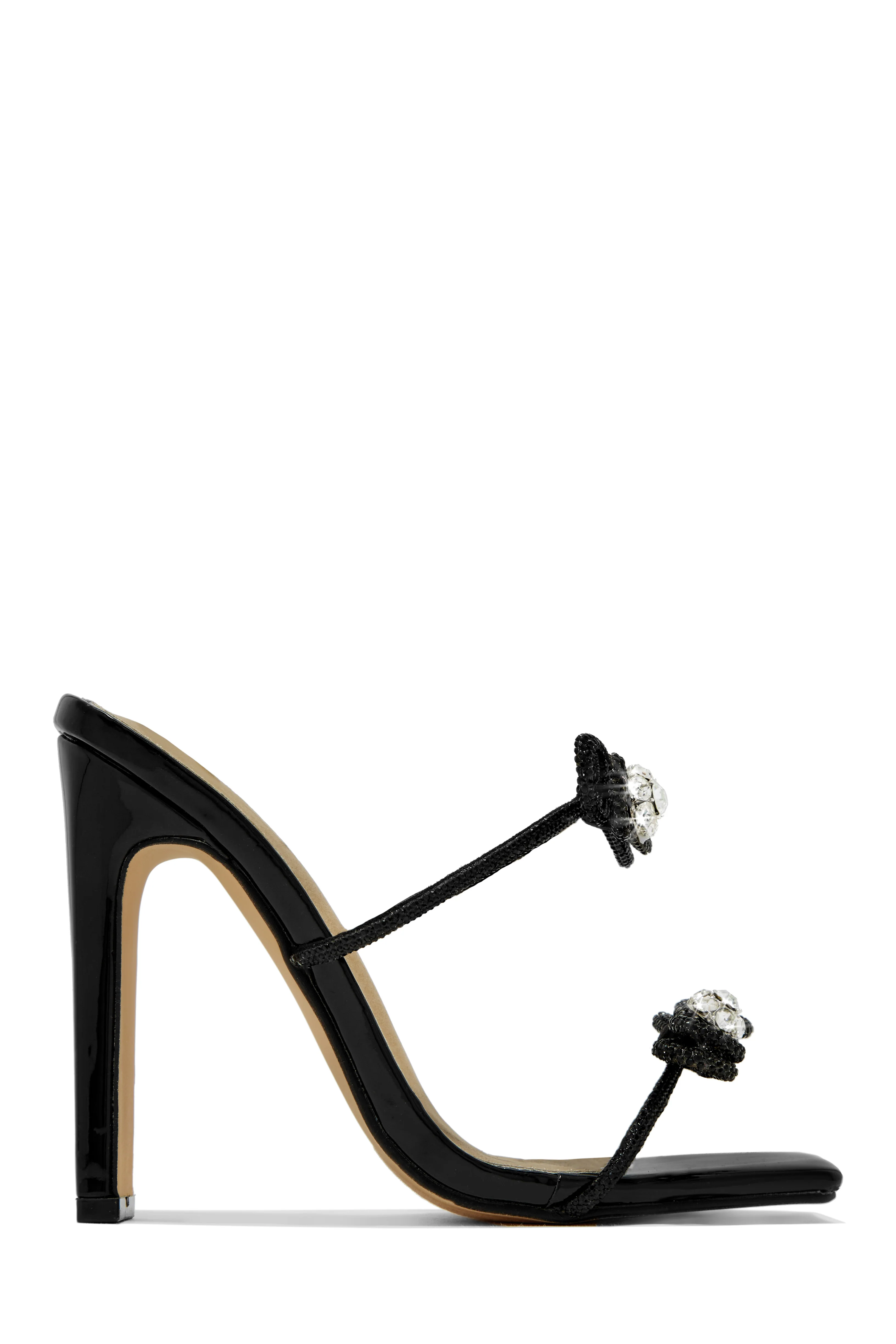 Life Is A Party Embellished High Heel Mules - Pink - Image 6