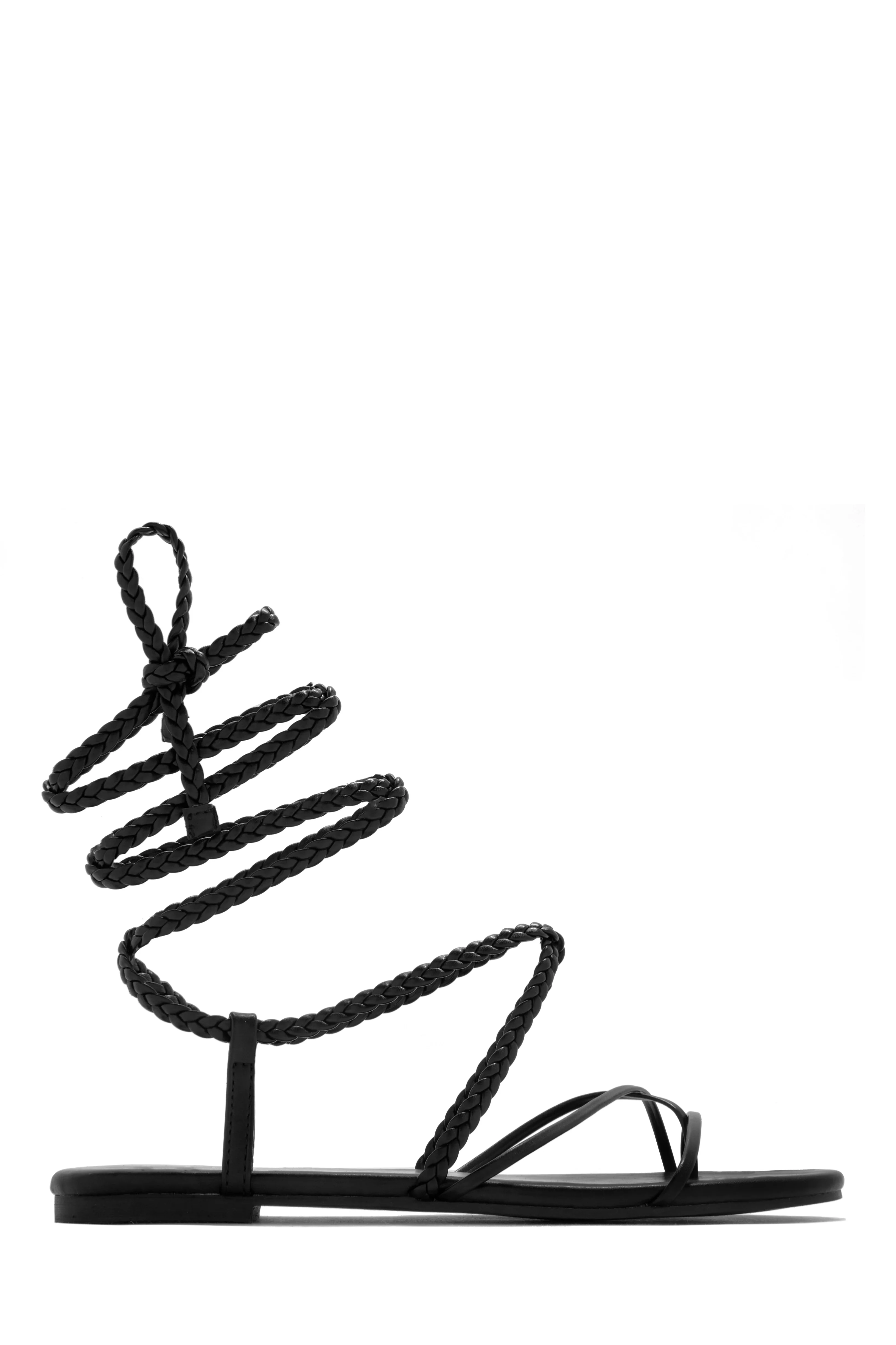 Live In Paradise Lace Up Sandals - Blue - Image 7