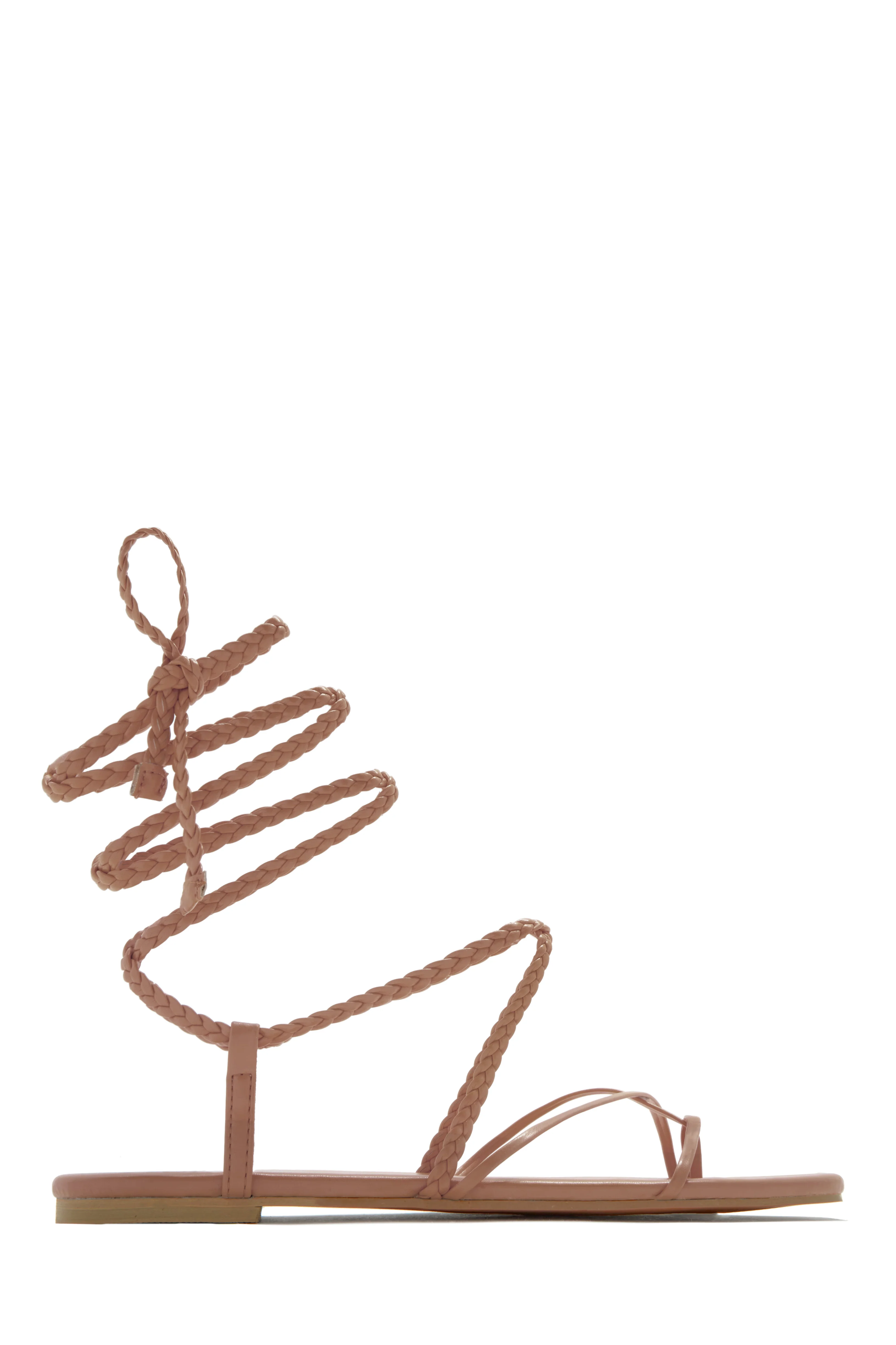 Live In Paradise Lace Up Sandals - Green - Image 10