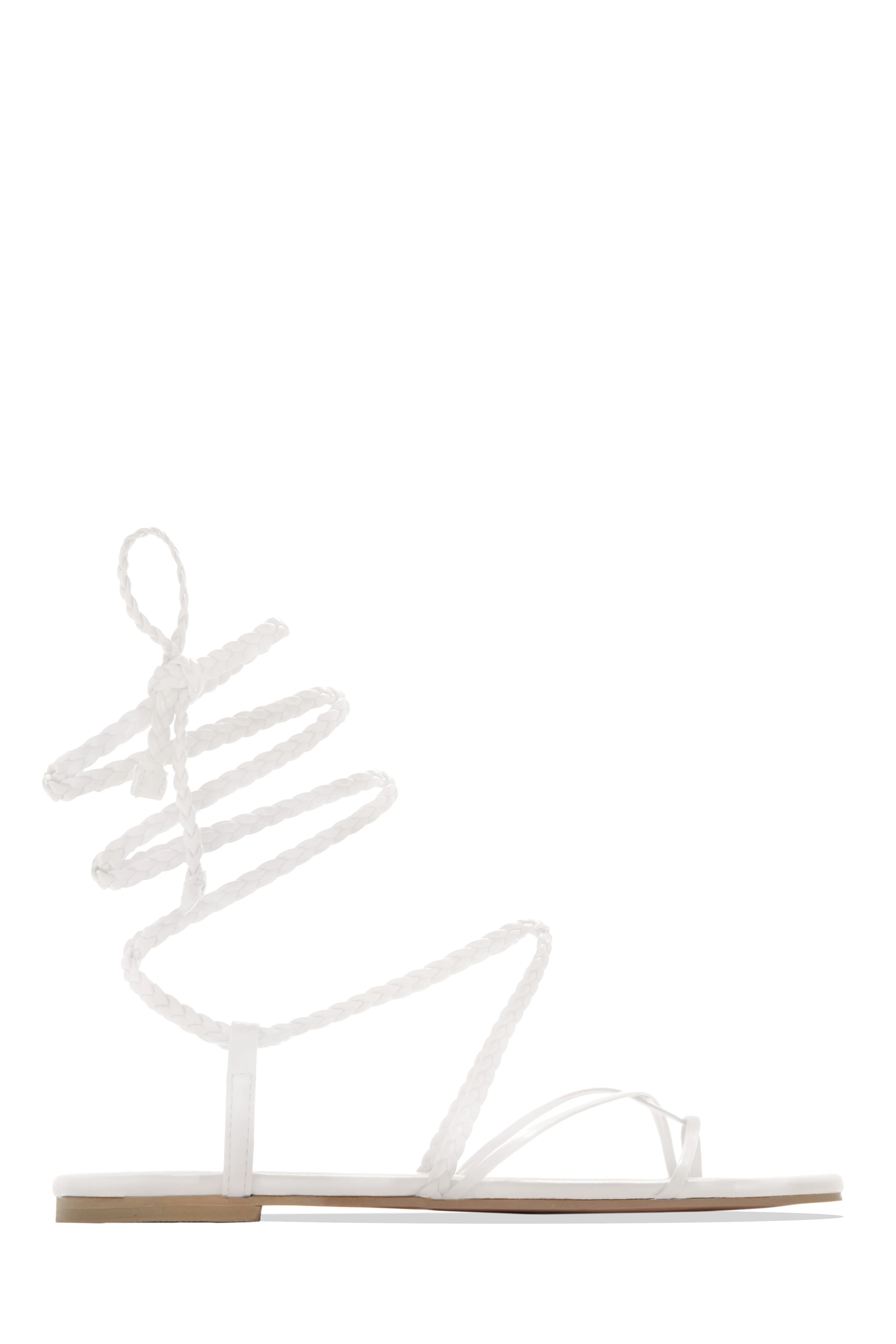 Live In Paradise Lace Up Sandals - Green - Image 12