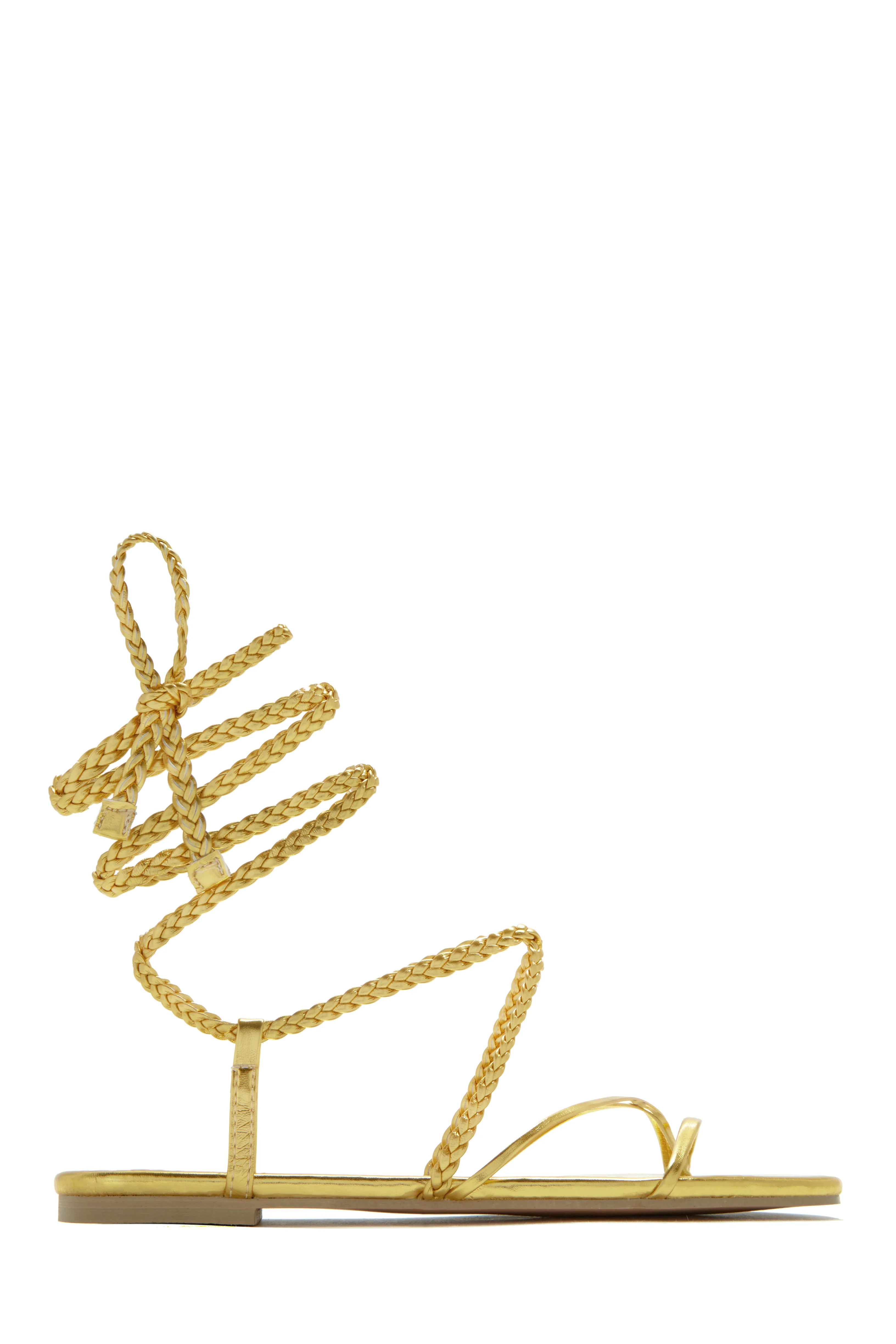 Live In Paradise Lace Up Sandals - Green - Image 9