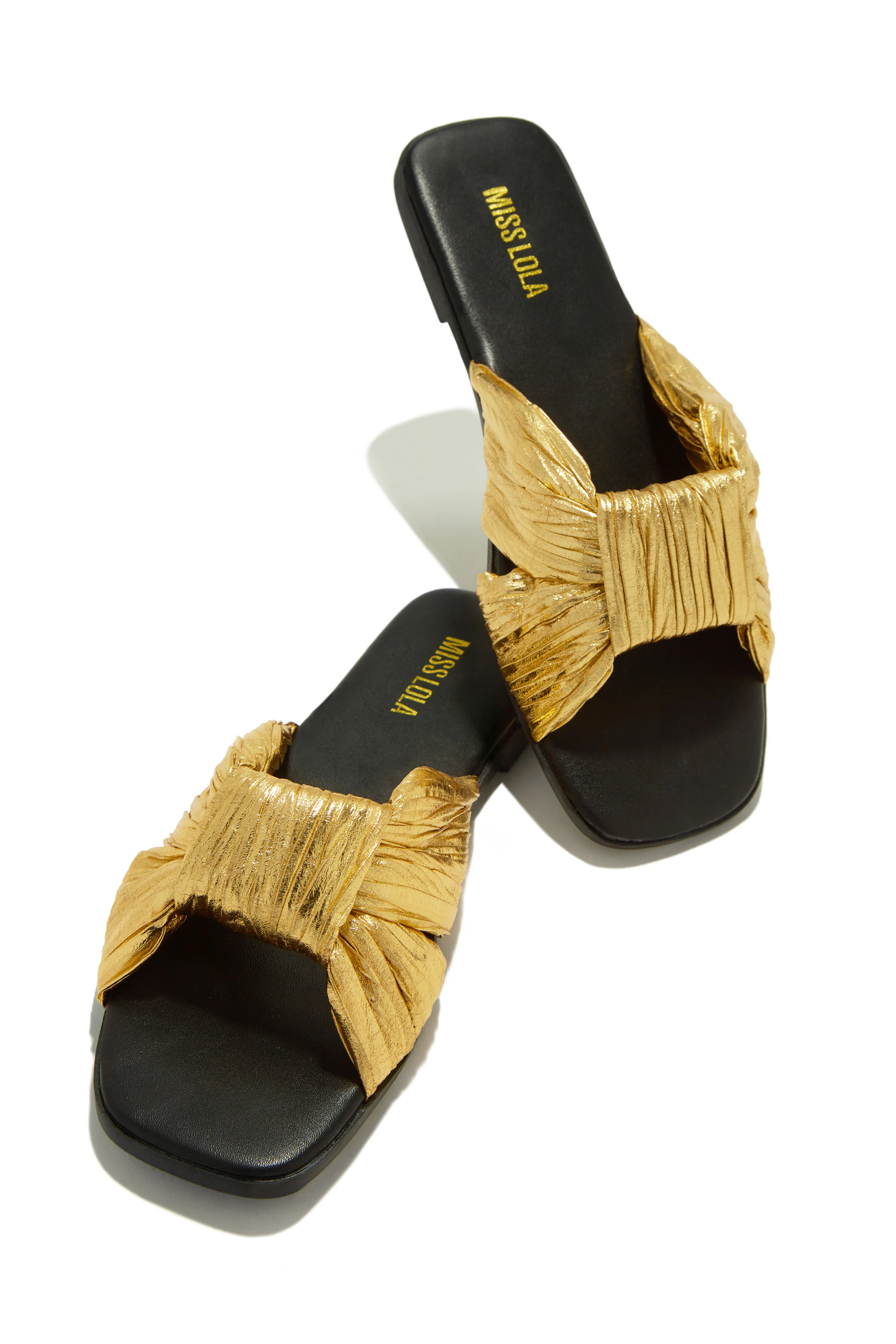 Bali Getaway Slip On Sandals - Gold - Image 5