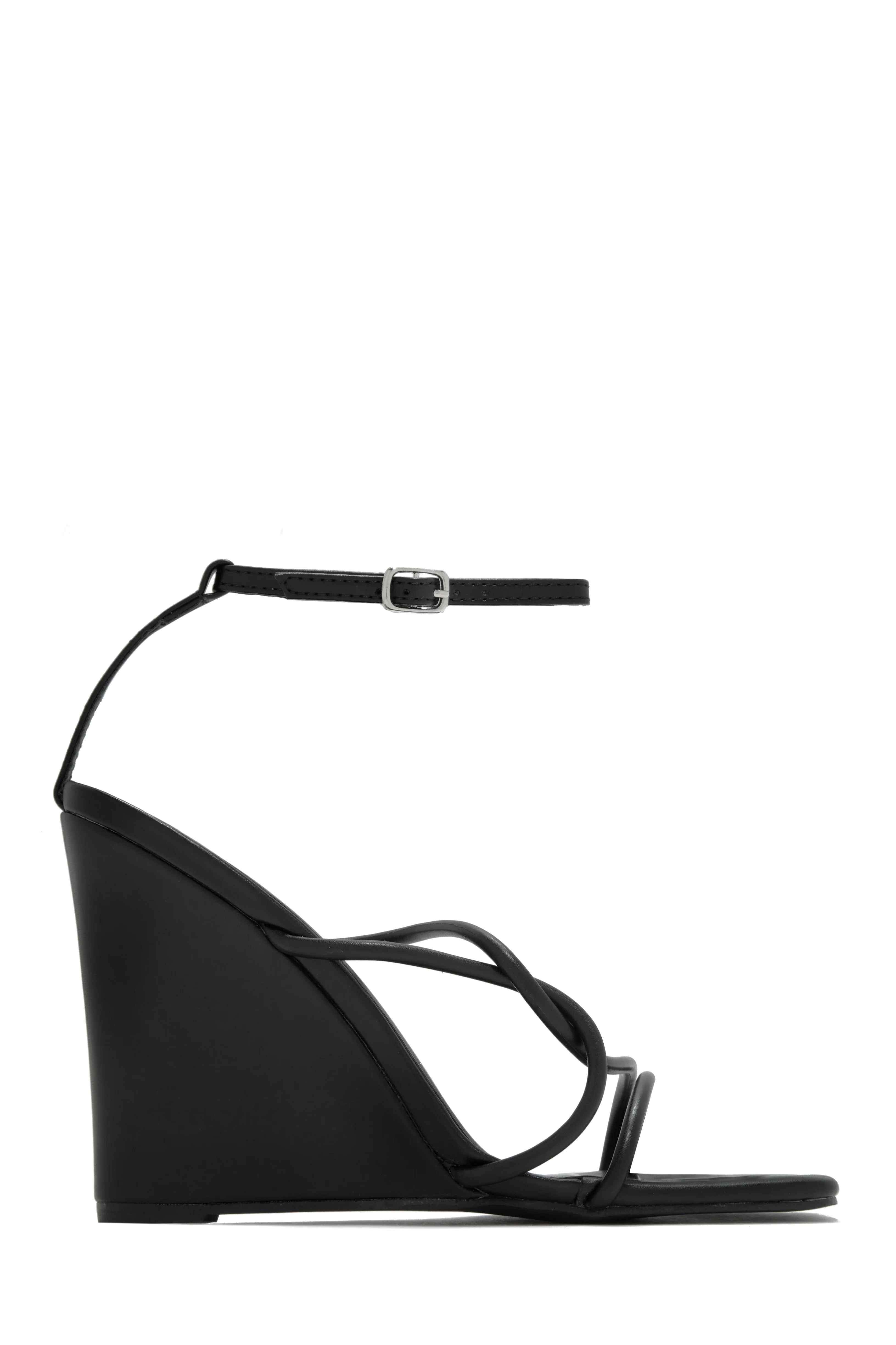 Nyana Ankle Strap Wedge Heels - Tiger - Image 5