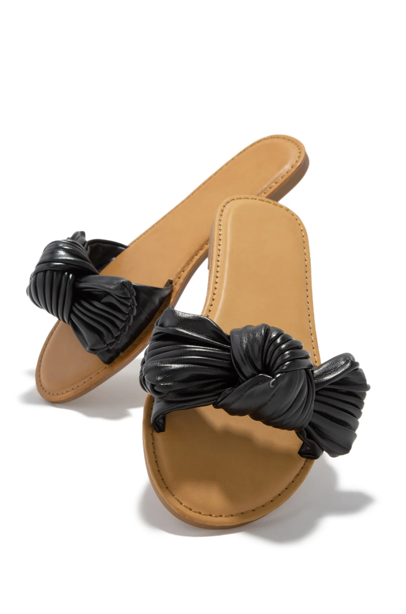 Paradise Calling Slip On Sandals - Black - Image 3