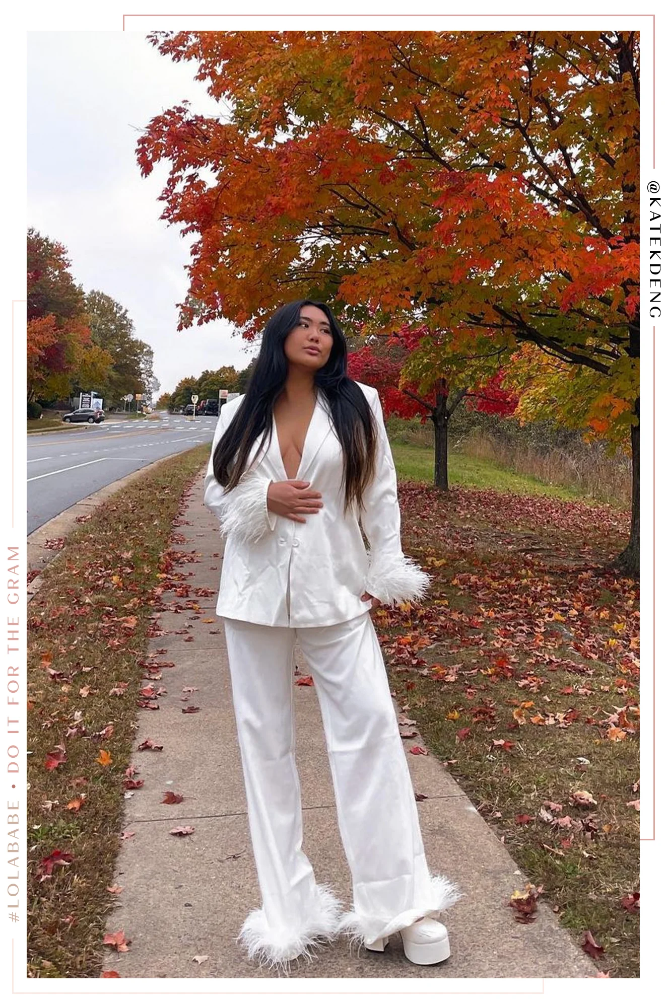 Perfect Match Two Piece Blazer and Pant Set - White - Image 10