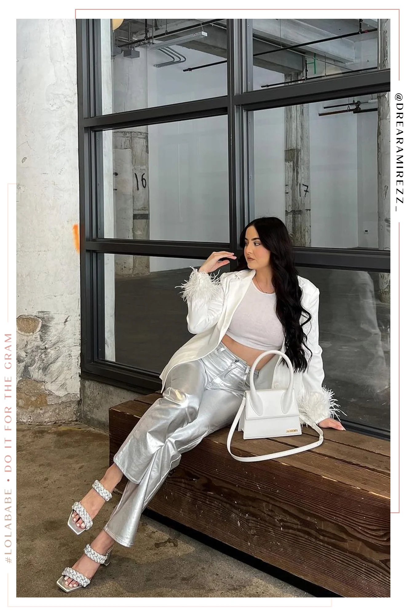 Perfect Match Two Piece Blazer and Pant Set - White - Image 5