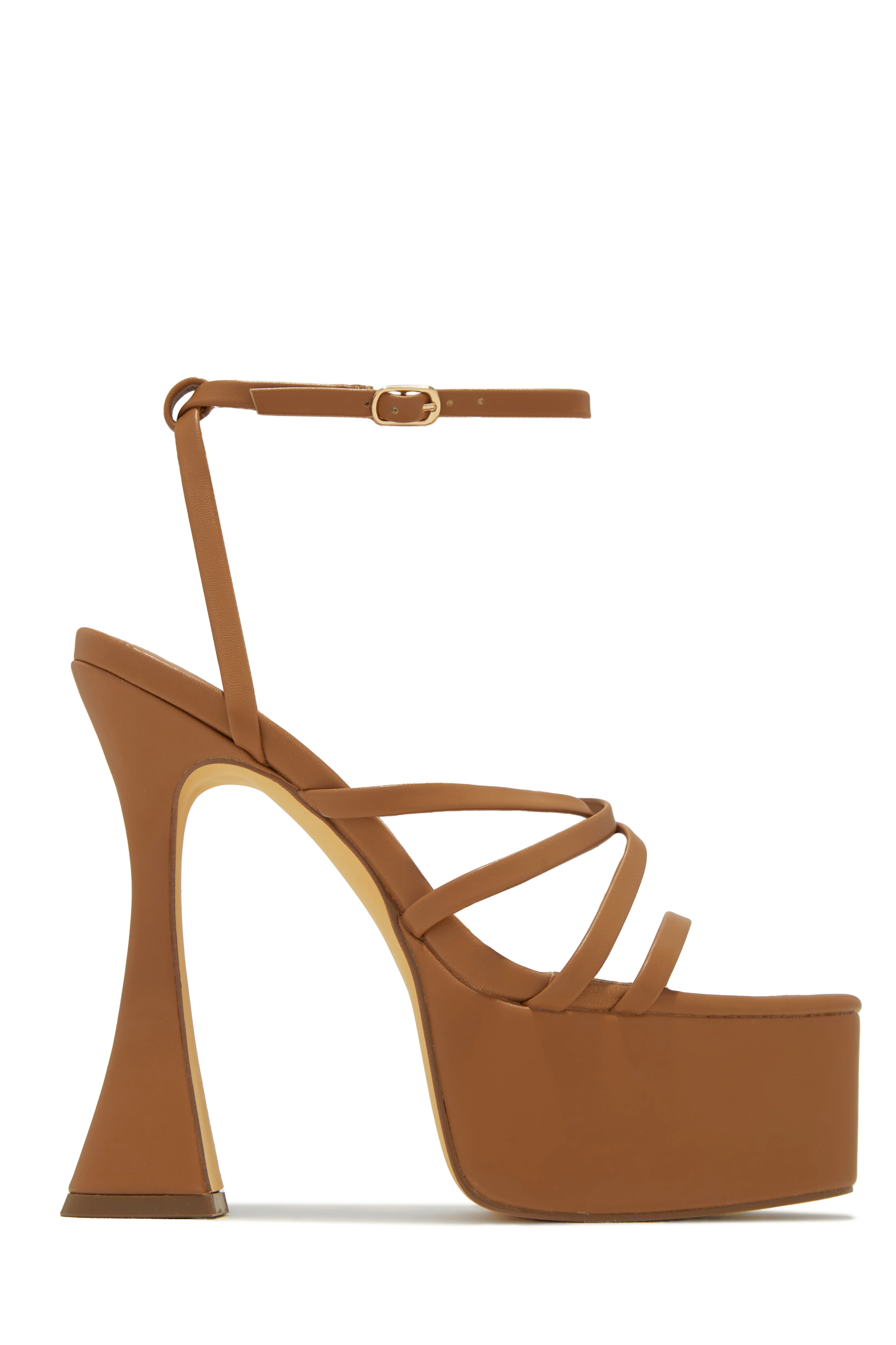 Rozalia Platform High Heels - Camel - Image 7