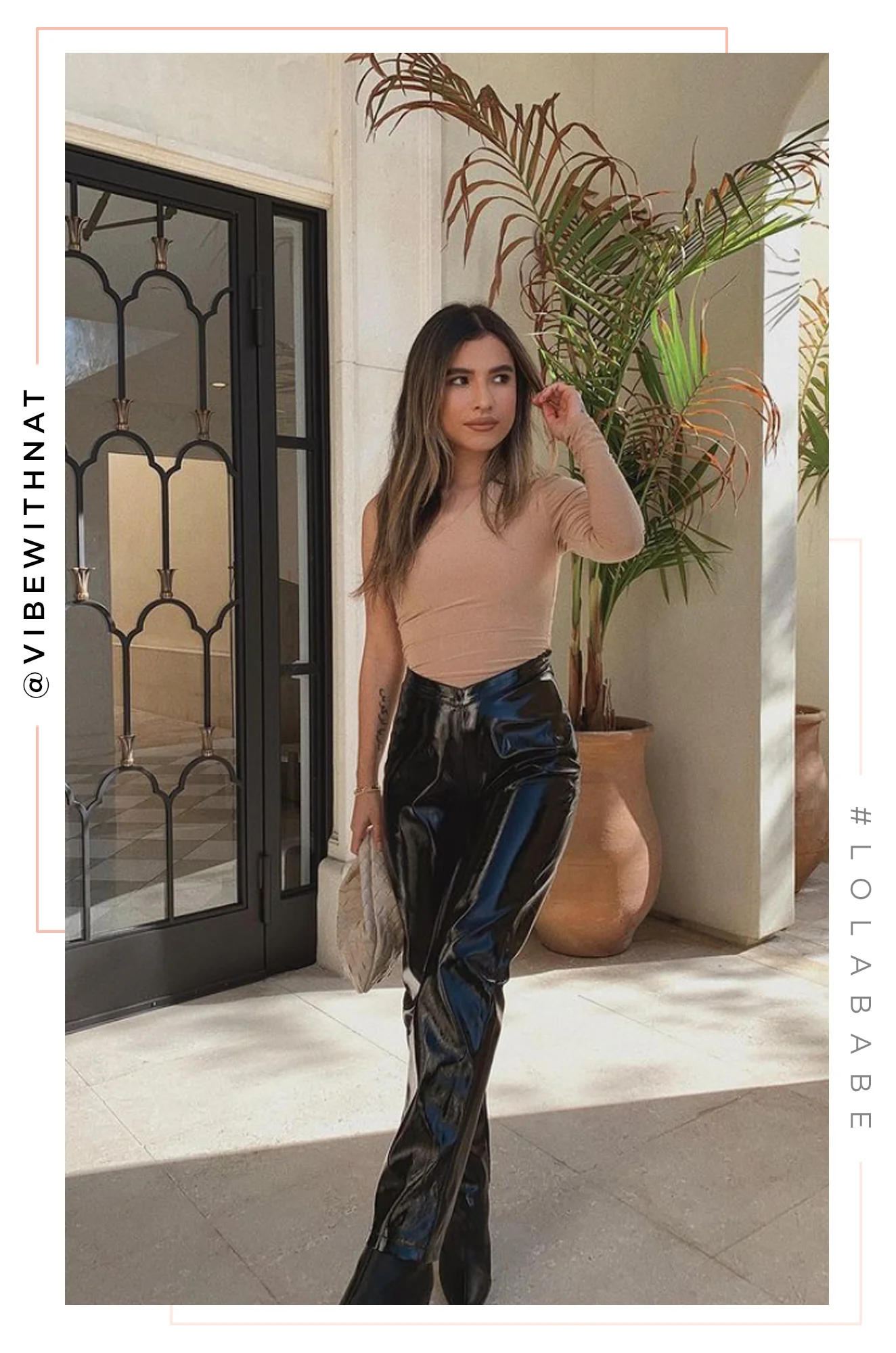 Social Nights Patent Skinny Pant - Black - Image 11