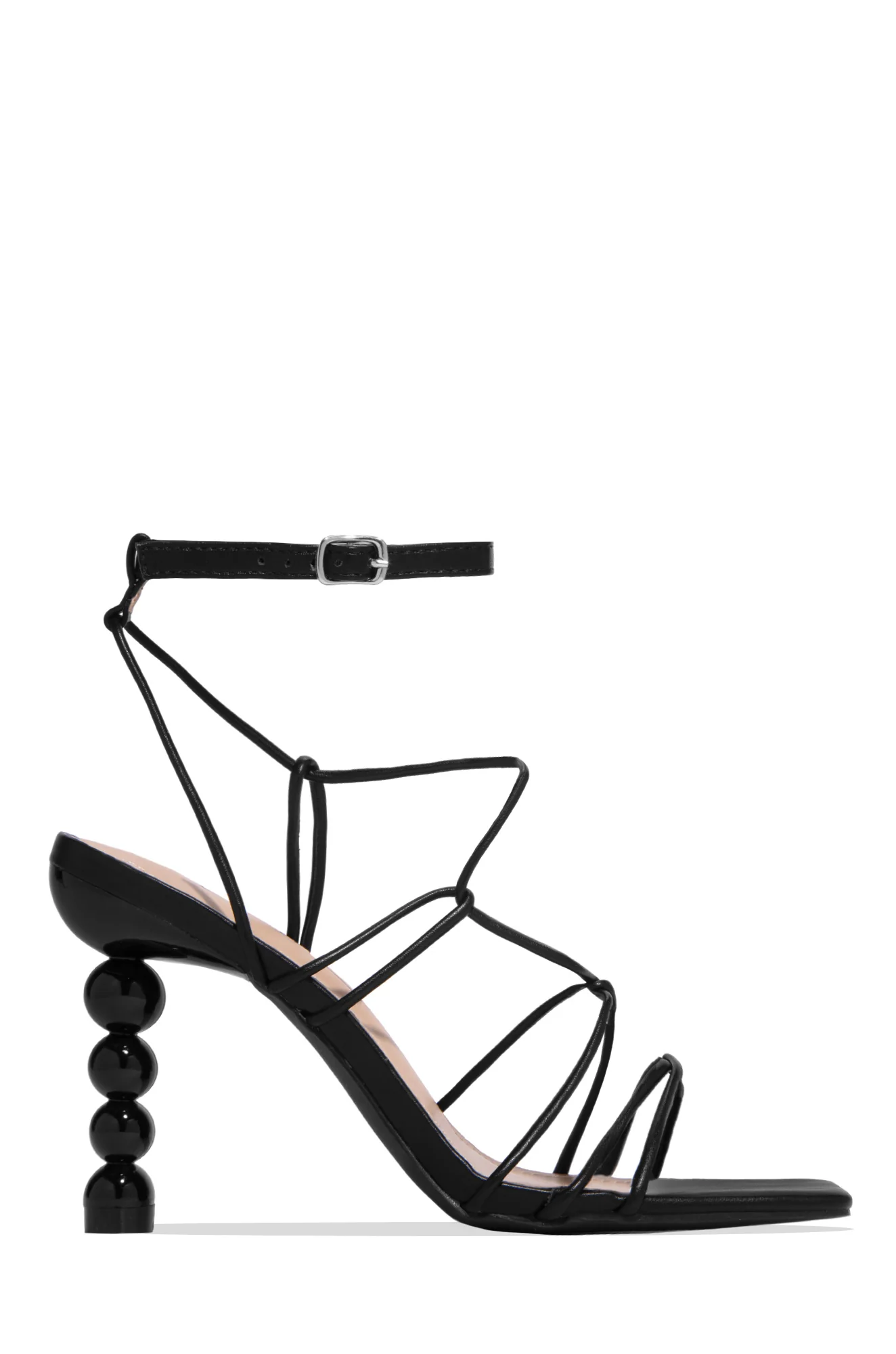 St. Barts Summer Square Toe Strappy Heels - Pink - Image 11