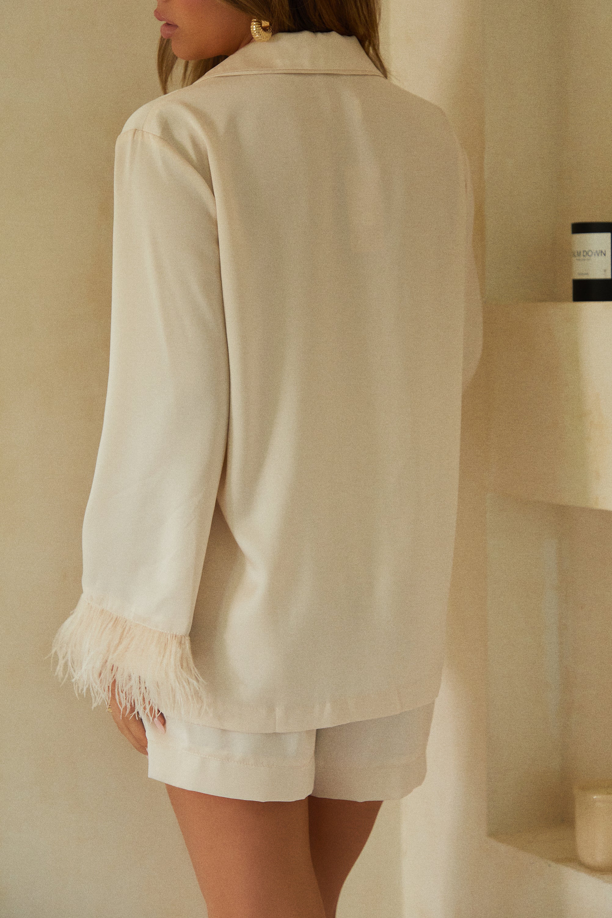 Sweetest Thing Two Piece Short Set - Nude - Image 4